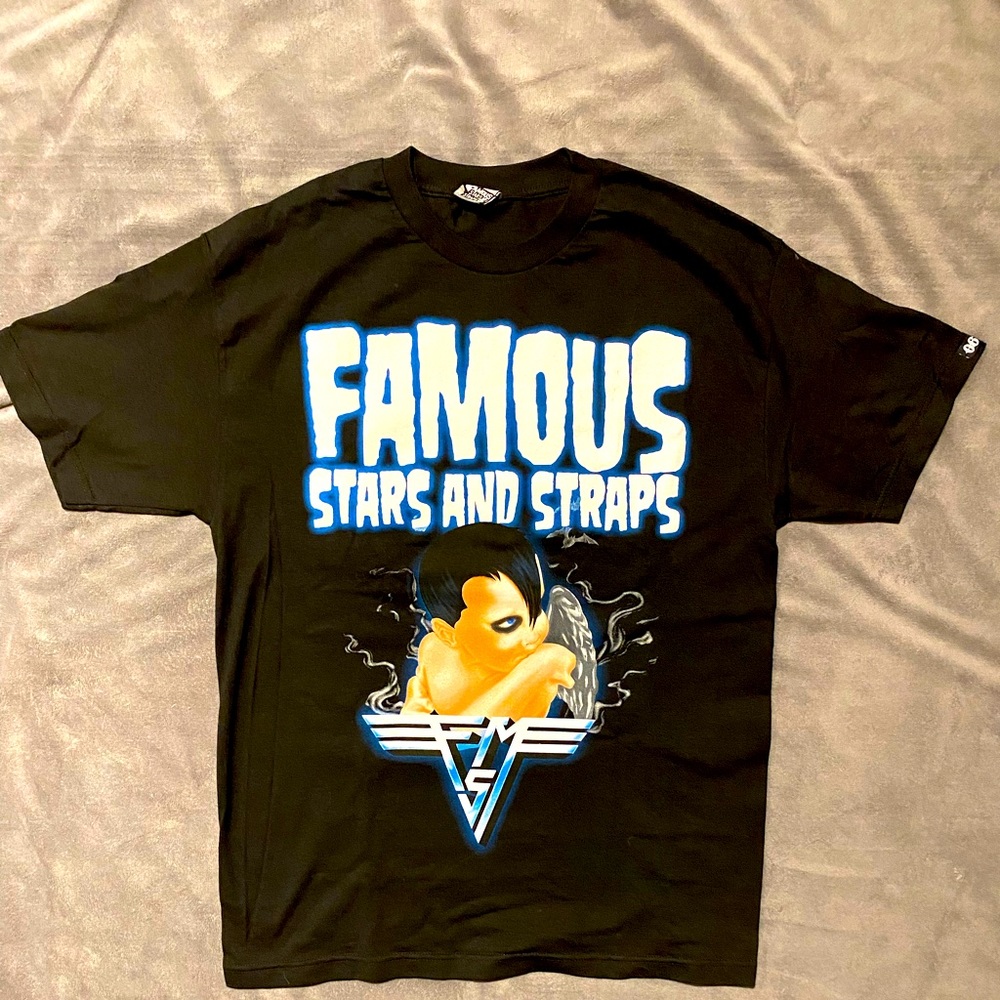 Van Halen + Misfits Famous Shirt Stars And Straps 2007 Tour Shirt. Brand New